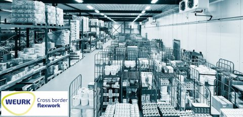 Pracownik magazynu miesnego